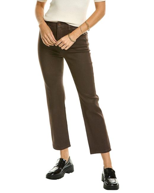 DL1961 Patti Black Coffee High-rise Straight Jean