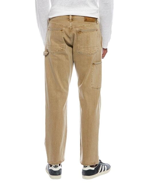 Todd Snyder Natural Carpenter Wheat Slim Fit Jean for men