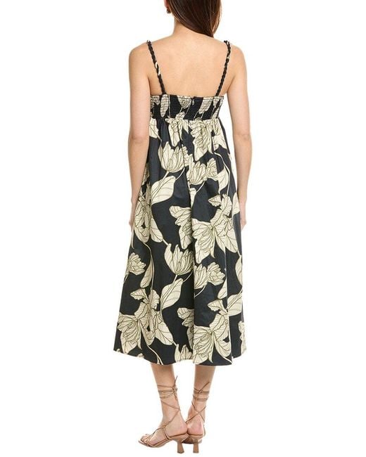 Hutch Green Zonna Midi Dress