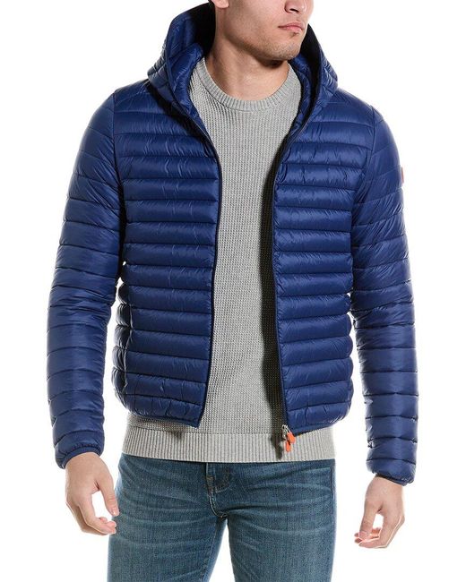 Save The Duck Blue Donald Jacket for men