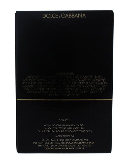 Dolce & Gabbana Black 1.6Oz The Only One Edp