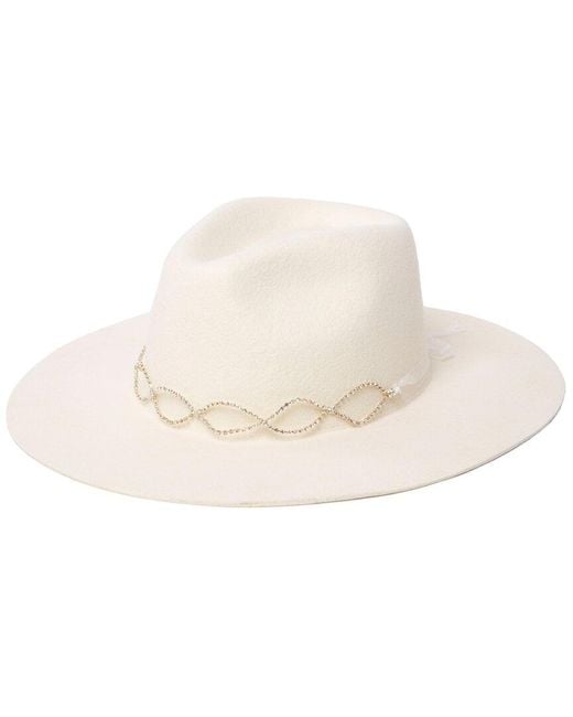 San Diego Hat Natural Amore Stiff Brim Wool Hat