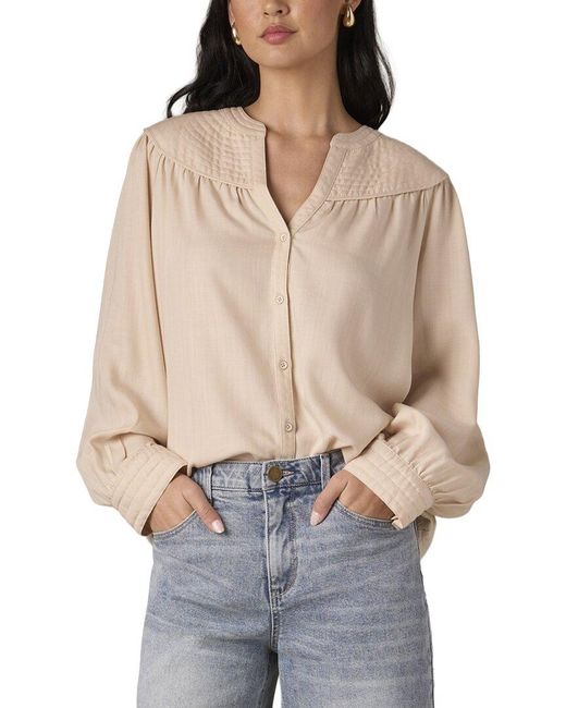 Wit & Wisdom Natural Woven Top