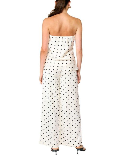 Line & Dot White Ravyn Tube Top