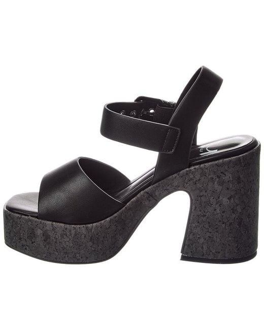 Byblos Black Rigel Platform Sandal