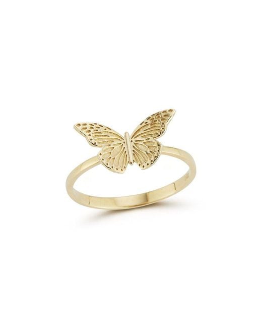 Ember Fine Jewelry Metallic 14k Butterfly Ring