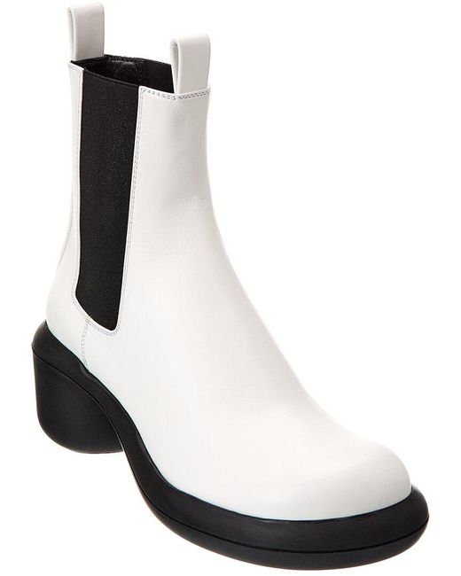 Jil Sander Black Leather Bootie