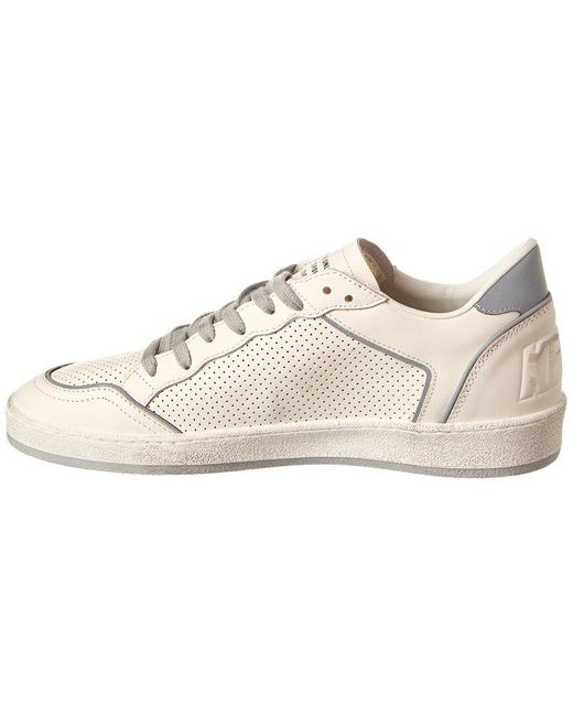 Golden Goose Deluxe Brand White Ballstar Leather Sneaker for men
