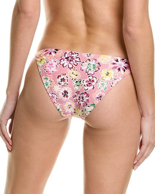 Tanya Taylor Pink Tia Bikini Bottom