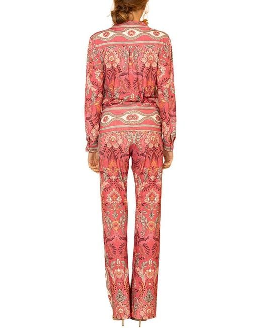 Hale Bob Red Avayah Pant