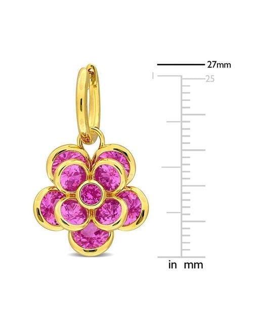 Rina Limor Pink 7.50 Ct. Tw. Lab-Grown Sapphire Earrings