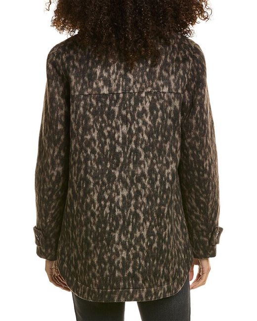 AllSaints Black Jessa Leppo Wool-blend Jacket