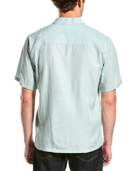 Theory Green Noll Shirt for men