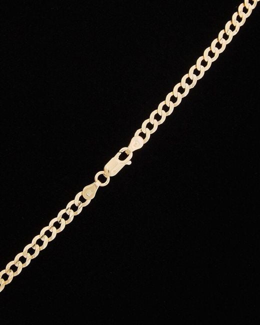Italian Gold Black 14k Cuban Miami Link Necklace