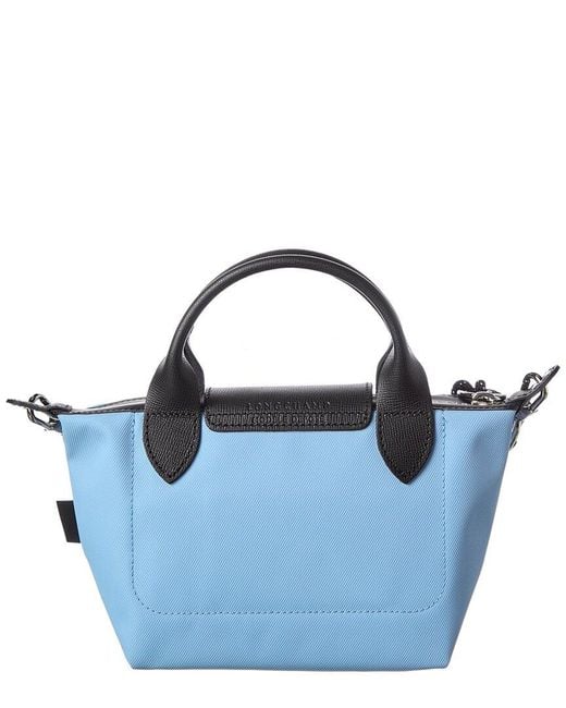 Longchamp Blue Le Pliage Energy Xs Canvas Crossbody