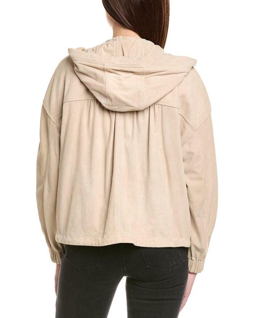 Bogner Natural Emma Suede Jacket