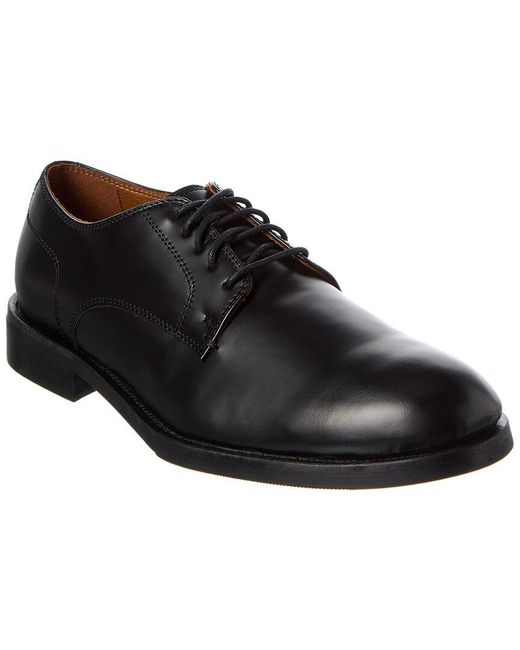 Aquatalia Black Arturo Leather Oxford for men