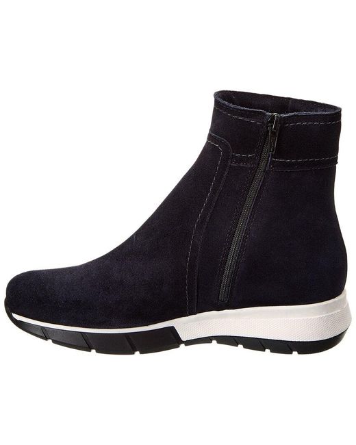 La Canadienne Blue Nadia Suede Boot