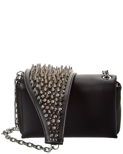 Christian Louboutin Black Artemis Leather Shoulder Bag