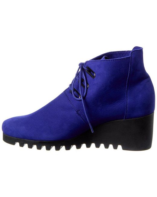 Arche Blue Larela Leather Bootie