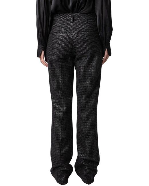 Zadig & Voltaire Black Wool-Blend Blazer