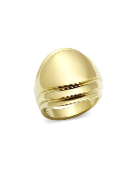 Alamode Jewelry Metallic Plated Ring