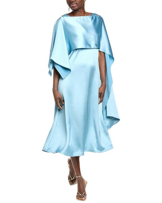 Weekend by Maxmara Blue Gambero Maxi Dress