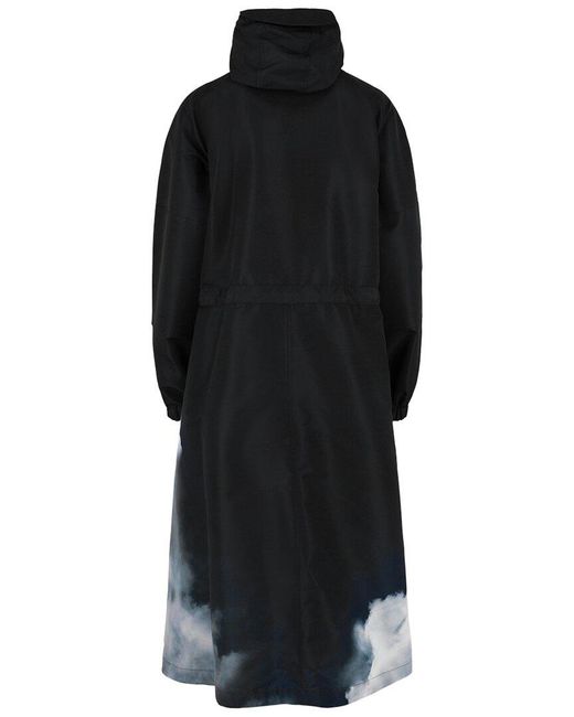 McQueen Black Smock Parka for men
