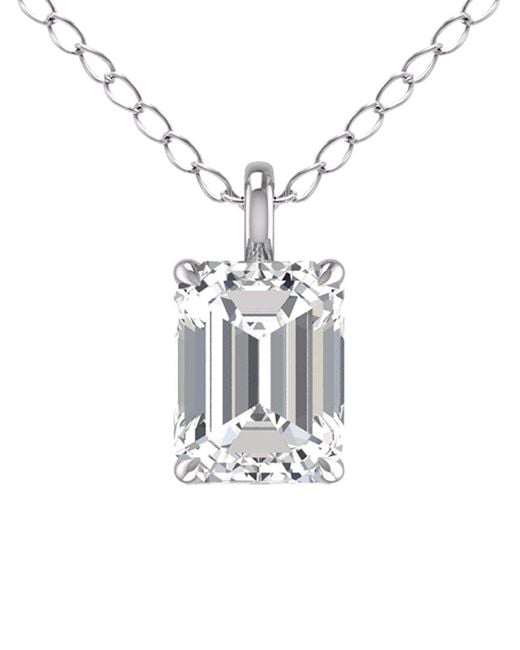 Lab Grown Diamonds White 14k 0.25 Ct. Tw. Lab Grown Diamond Necklace