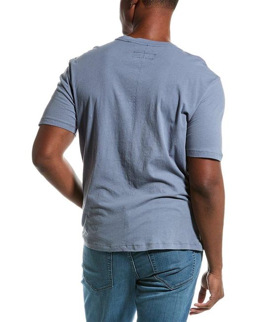 Rag & Bone Blue Classic T-shirt for men