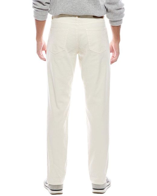 Brunello Cucinelli Natural Light Traditional Fit Jean for men