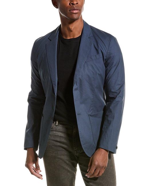Rag & Bone Blue Shift Linen-blend Blazer for men