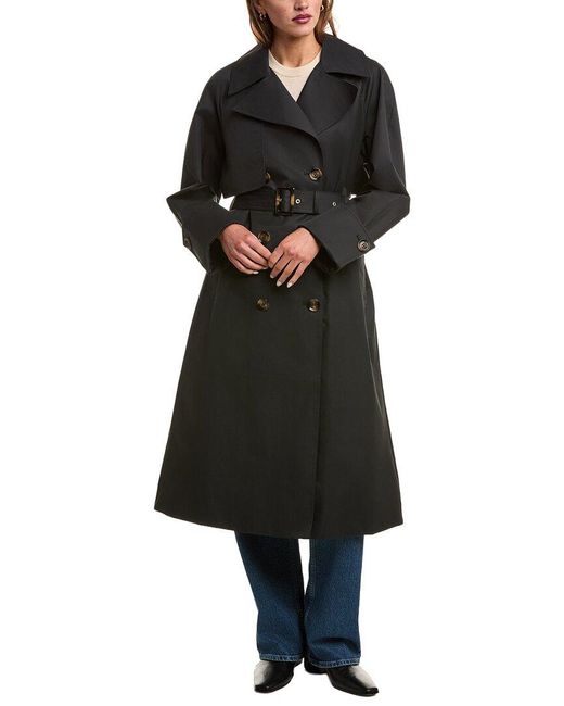 Barbour Black Gwyn Trench Coat