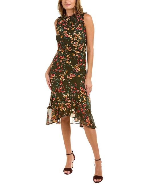 Julia Jordan Metallic Midi Dress