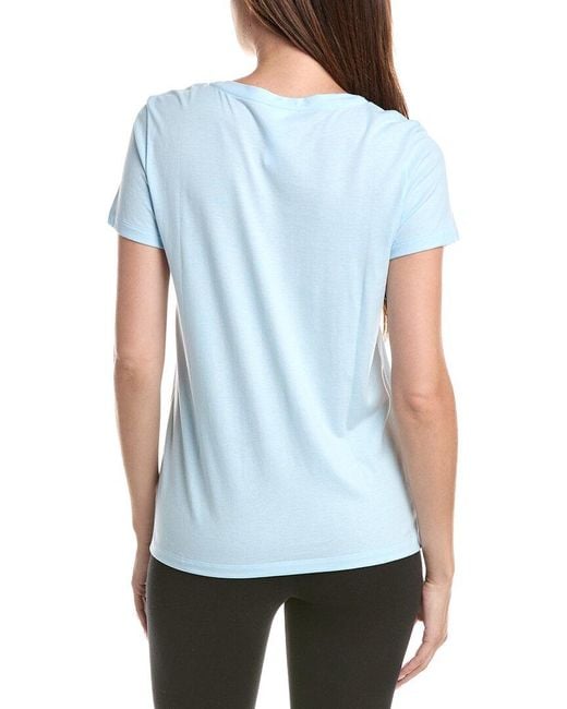 Hanro Blue Sleep & Lounge Relaxed V-Neck T-Shirt