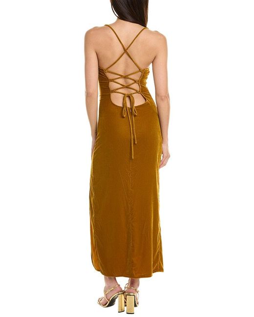 Staud Brown Bellamy Dress
