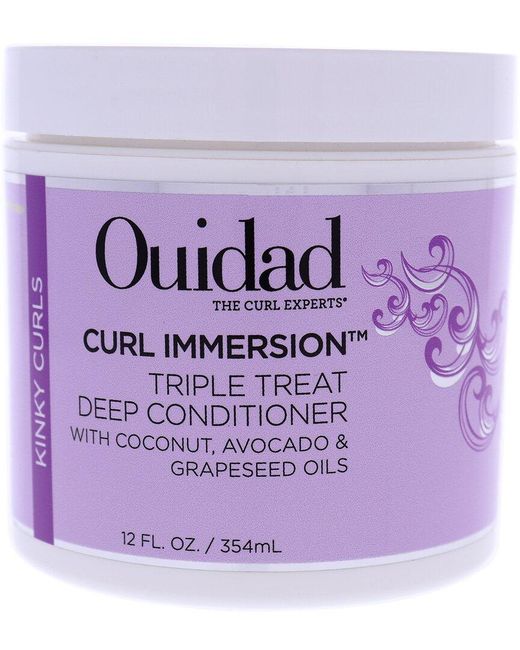 Ouidad Purple 12Oz Curl Immersion Triple Treat Deep Conditioner