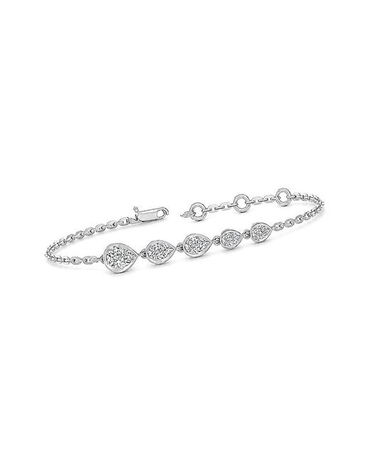 Lab Grown Diamonds White 14K 0.85 Ct. Tw. Lab-Grown Diamond Tennis Bracelet