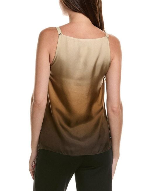 Sportmax Brown Alcuno Gradient Silk Top