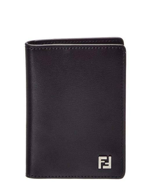 Fendi Black Leather Wallet for men