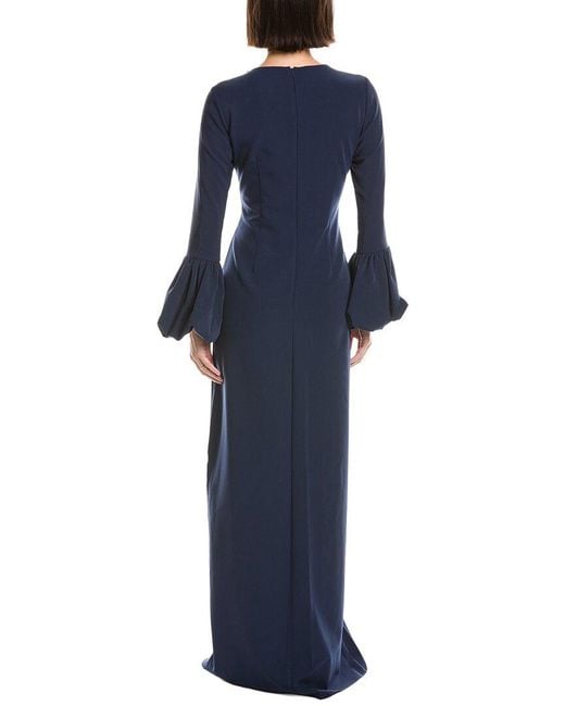 Marchesa Blue Gown