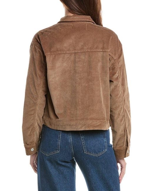 Officine Generale Brown Officine Generale Basma Corduroy Jacket