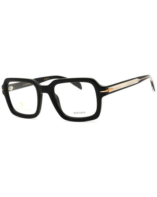 David Beckham Black 50Mm Optical Frames for men