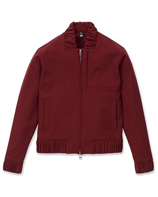 Athletic Propulsion Labs Red Athletic Propulsion Labs The Perfect Wool Bomber