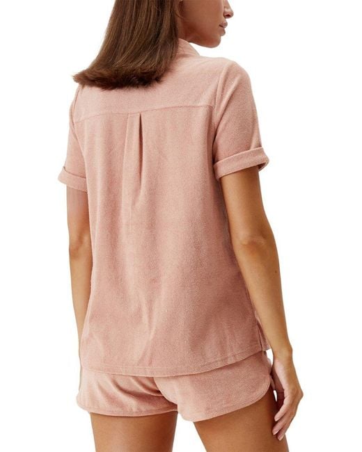 Melissa Odabash Pink Tori Shirt