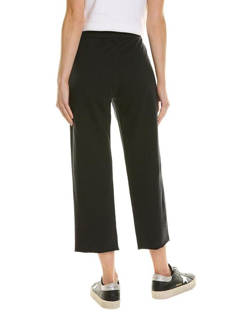 James Perse Black French Terry Sweatpant