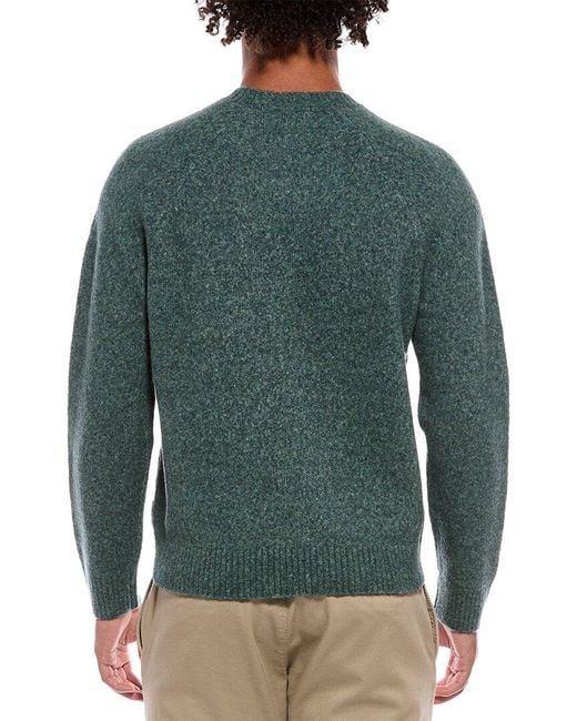 Vince Green Thermal Crewneck Sweatshirt for men