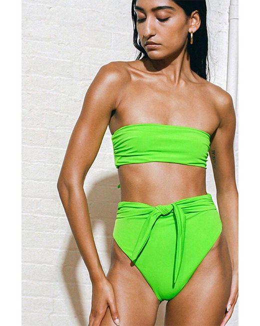 Mara Hoffman Green Abigail Bikini