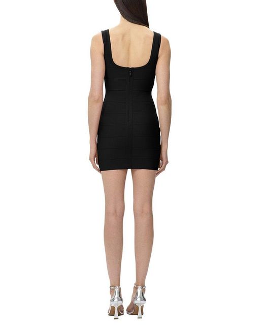 Hervé Léger Black The Gabriella Dress