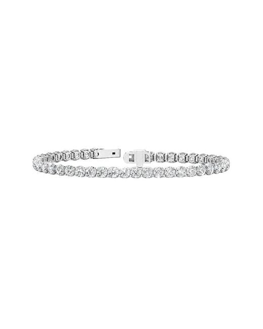 Lab Grown Diamonds White 14K 9.04 Ct. Tw. Lab-Grown Diamond Tennis Bracelet